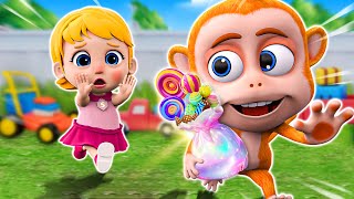 Five Little Monkeys + Baby Finger Where Are You? | Animal Version| Nursery Rhymes & Kids Songs