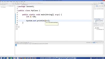 Java Tutorial For Beginners 7   Increment Operator and Assignment Operator