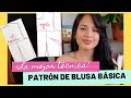 #8 PATRÓN BLUSA BÁSICA | delantero/espalda | TÉCNICA  SUPER FÁCIL  y EFECTIVA| basic shirt pattern