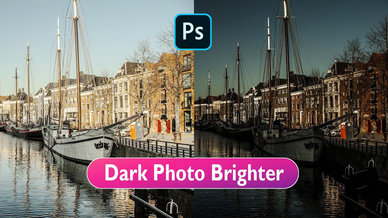 How To Make A Dark Picture Brighter in Adobe ! HINDI YouTube