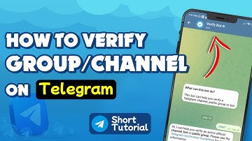 How to verify group or channel on telegram 2024 | Initial Solution