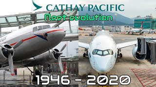 Cathay Pacific Fleet Evolution (1946-2020)