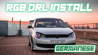 Remote RGB DRL VW Polo install | THE GERMANESE CPT