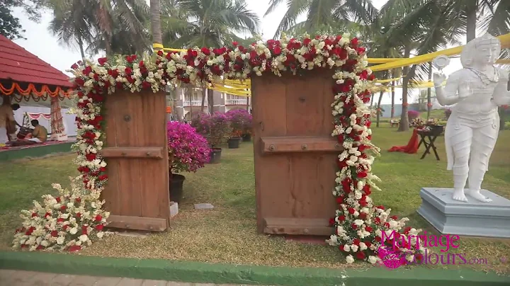Beach Wedding Decorations | Ideal Beach Resort I Destination wedding in Mahabalipuram