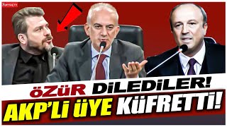 AKP'li meclis üyesi İBB Meclisi'nde küfür etti! CHP tepki gösterince özür dilediler!