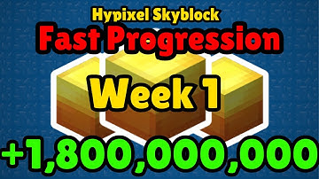 Making 1.8B On a New Coop IN ONE WEEK | Fast Progression [1] | Hypixel Skyblock