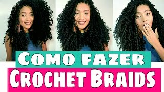 Como fazer Crochet Braids passo a passo | Por Mariiana Reis .