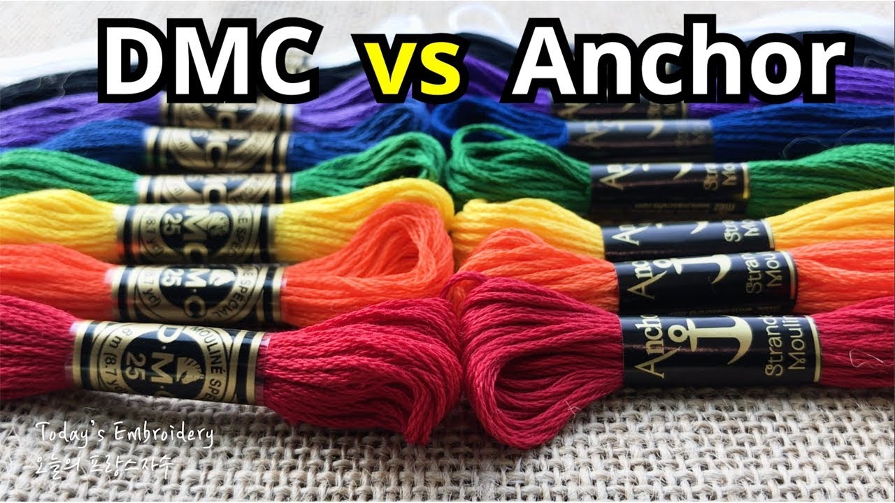 Embroidery Floss Conversion Chart Anchor To Dmc