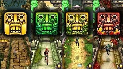 TEMPLE RUN 2 vs TEMPLE RUN BRAVE vs TEMPLE RUN OZ Android iOS