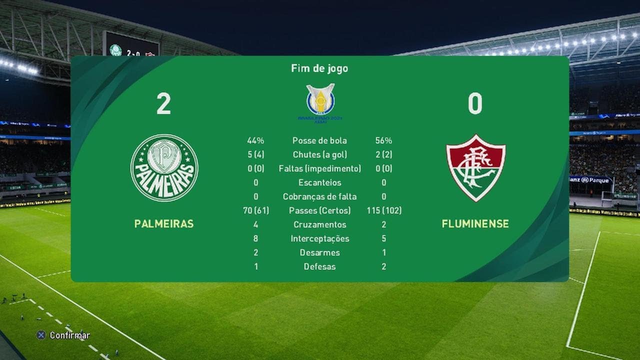Palmeiras x Fluminense – Brasileirão – Jhon Arias enfrenta o Flu pela primeira vez | PS5™ 4K
