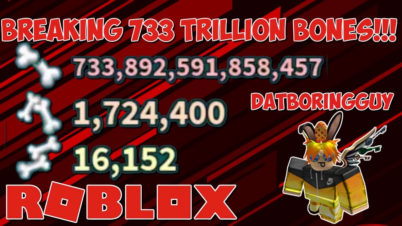 Breaking 36 Quadrillion Bones Level 1k Player Broken Bones 4 Roblox Youtube - 15000 bones 10 million jump broken bones iv roblox