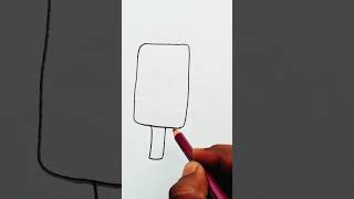 Ice cream step by step easy drawing #viral #youtubeshorts #trendingshorts #viralshorts #ytshorts