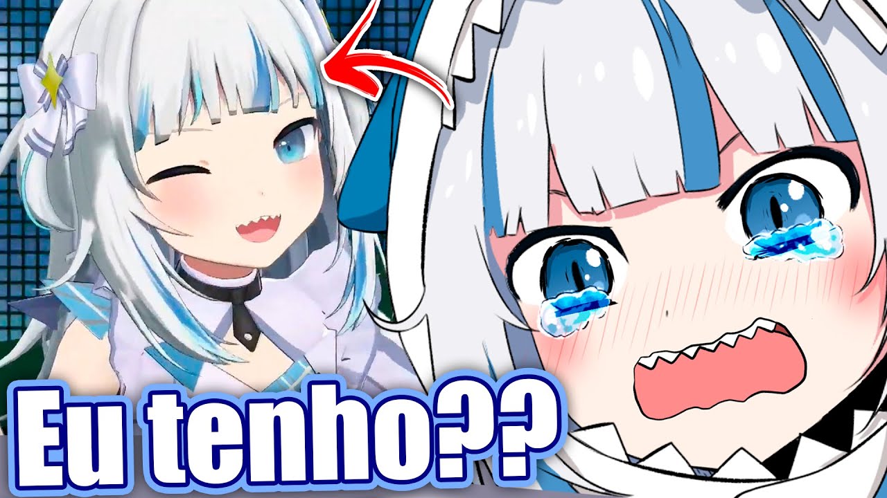 Gura nota algo BEM ESTRANHO no seu modelo 3D no evento!