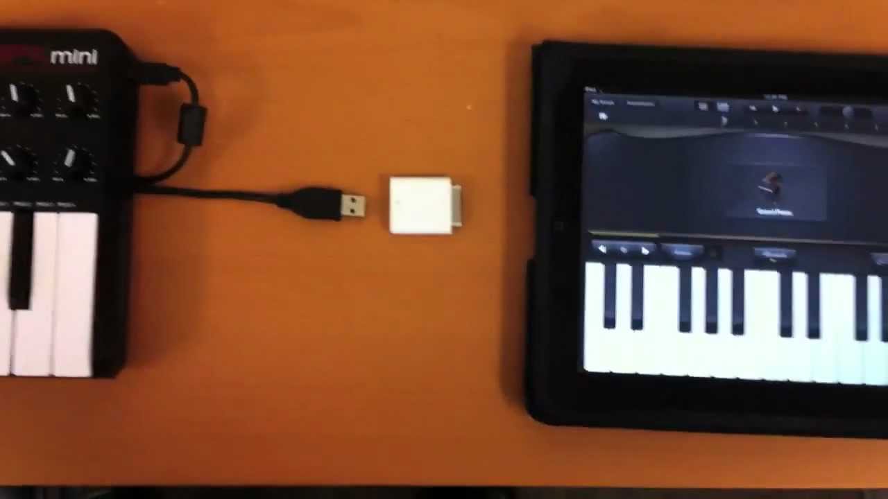 connect midi keyboard to iphone