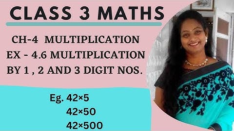 Class 3 Maths | CH -4 Multiplication | Ex 4.6 Multiplication by 1, 2 & 3 Digit Numbers | Part 6
