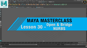 MAYA MASTERCLASS 30 - NURBS How to Open & Close/Bridge Curves & Surfaces ( Beginner tutorial)