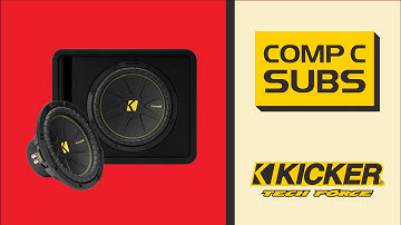 KICKER CompC Raw Subwoofer and Loaded Enclosures