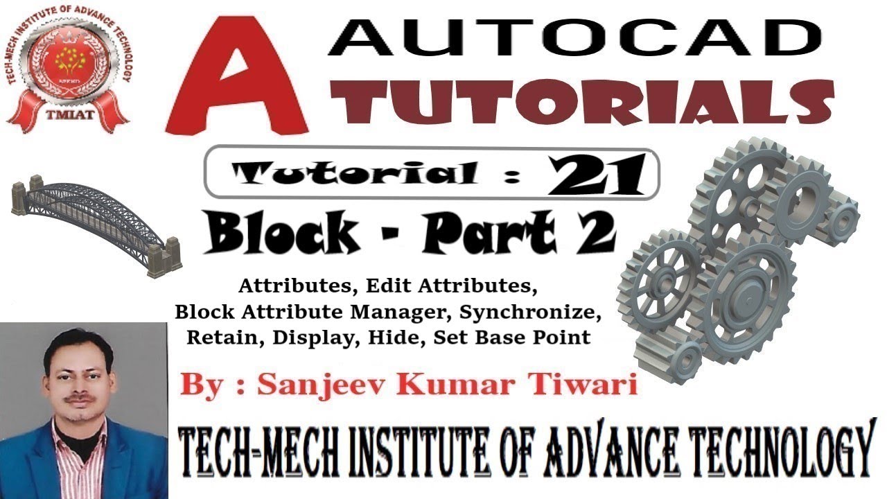 AutoCAD 2020 Basic to Advance Tutorial 21 : Block Part -2 - YouTube