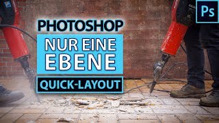 Mit nur einer Ebene in Photoshop layouten | Tutorial Deutsch screenshot 4