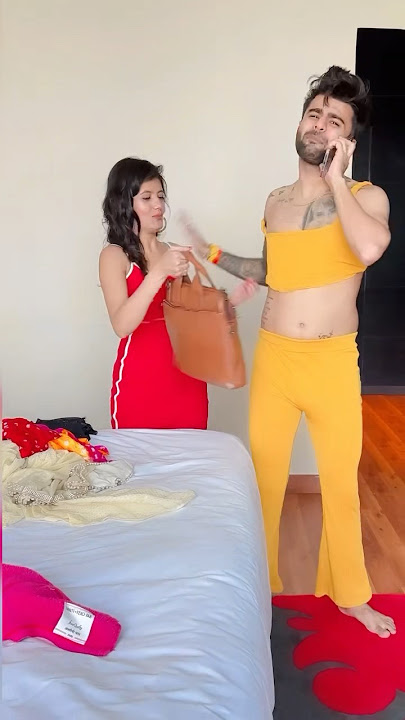 Wait for the end 🤣 #shorts #ytshort #couplegoals #khwahishgal