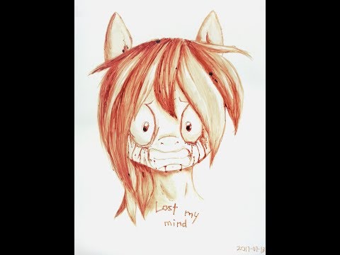 MLP Blood Art Speedpaint - Lost My Mind - MLP Blood Art Speedpaint - Lost My Mind