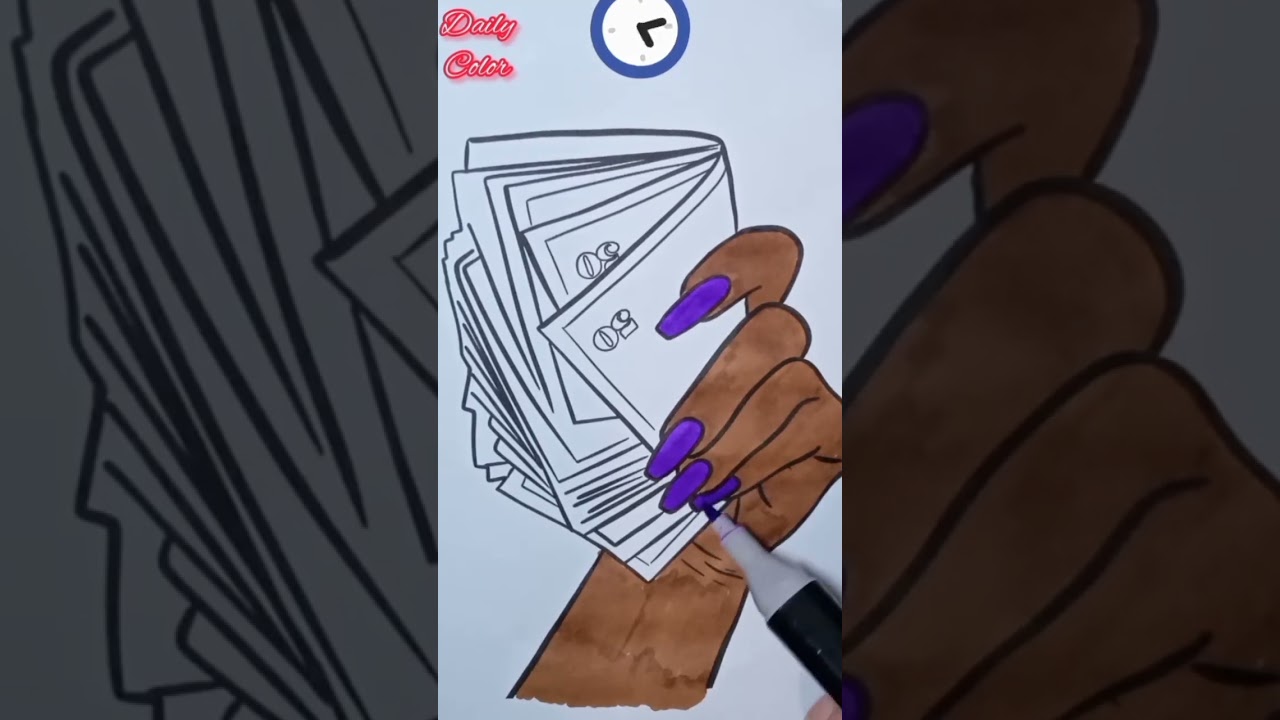 ( Money) Coloring with me 