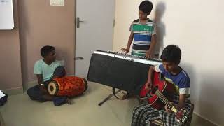 Thygaraja Keerthanaiari --Raminchuva Evarura -- Music Cover By Sri&Hari _with Rahul