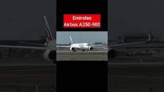 Emirates Airbus A350-900 Takeoff Montreal #aviation #planespotting #emirates #airbus #airbusa350