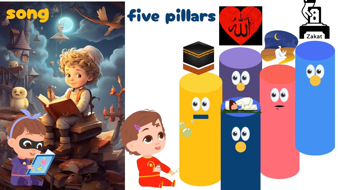 The five pillars of islam song islamic song for kids Nasheed