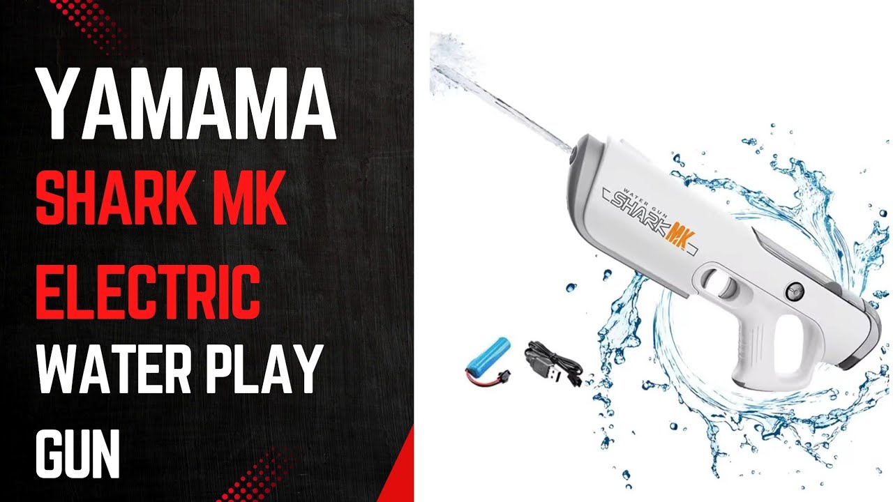 YAMAMA Electric Water Gun | Automatic Water Spray Gun | High Pressure Water Play Gun 