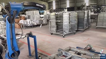 Bàn giao dây chuyền sản xuất Robot hàn, Máy uốn 2 đầu CNC ,Máy đột thuỷ lực ,Máy cắt kỹ thuật MC400