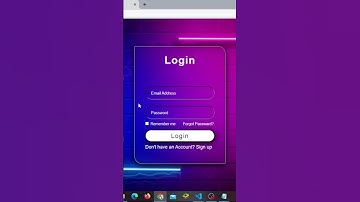 how to create an animated login form using  HTML, CSS  #loginform #html #css