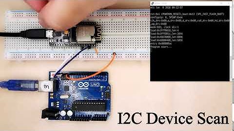 Arduino I2C Device Address Scan
