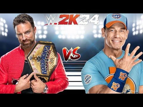 WWE 2K24 LA KNIGHT VS. JOHN CENA FOR THE WWE UNITED STATES CHAMPIONSHIP