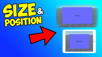 HOW TO SCALE and POSITION UIS in Roblox Studio