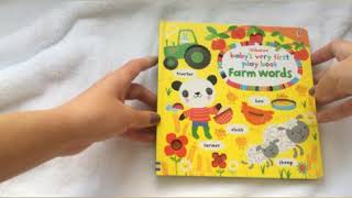Baby's very first play book Farm words. Usborne screenshot 5