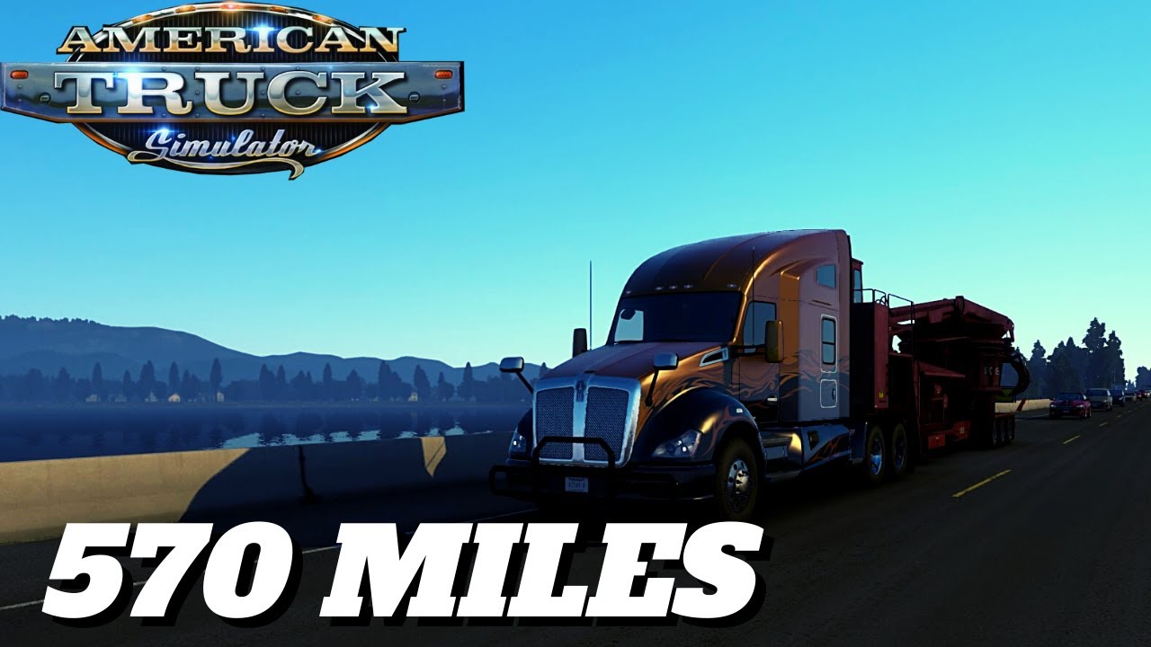 American Truck Simulator Sandpoint ID to Pocatello ID 570 Miles