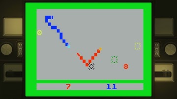 Snafu Game 16/Snakes Intellivision Emulated