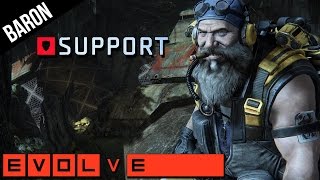 Evolve Goliath Monster Battle - Support Class vs Goliath in Full Squad!