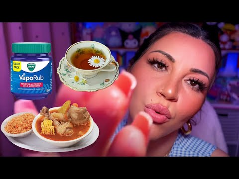 ASMR - Latina mom takes care of you when you’re sick 🤒