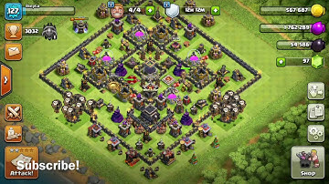Clash Of Clans BEST TH9 Dark Elixir Farming Strategy