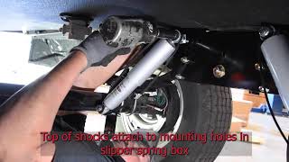 Comfort Ride Shock Absorbers and Slipper Springs