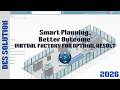 3DEXPERIENCE : Plant Layout and Factory Flow Simulation (Virtual Factory)