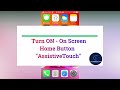 Turn ON Home Screen Button in iPhone #assistivetouch
