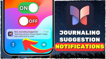 How to Show/Hide Journaling Suggestion Notifications On Lock Screen/Banners
