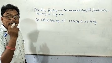 powder factor , detonator factor