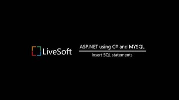 CRUDS in .NET (ASP.NET and C#) using MYSQL - Create database and insert SQL operation