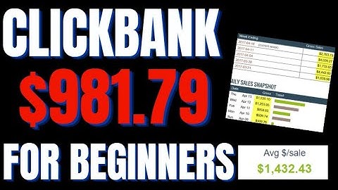Clickbank Affiliate Marketing 2023 - $1000 a Day Tutorial - No Website Needed