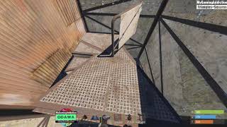 Rust - Vertical Spiral Stairs/Triangle Ceiling Bunker