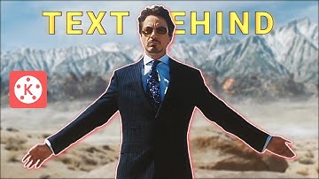 Text Behind Object In Kinemaster | Kinemaster Tutorial